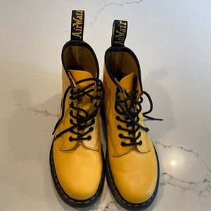 Men’s Doc Marten’s Yellow Boots